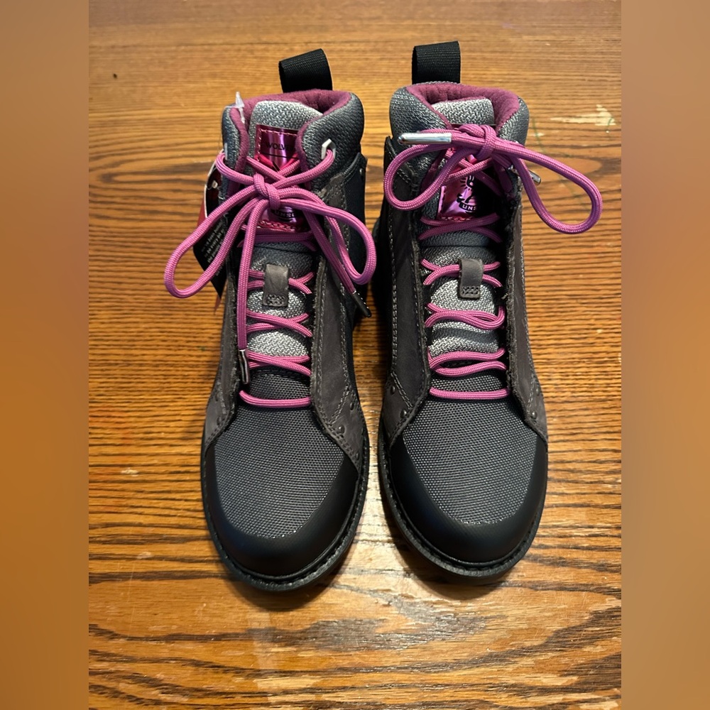 Wolverine Black and Pink Outdoor Boots